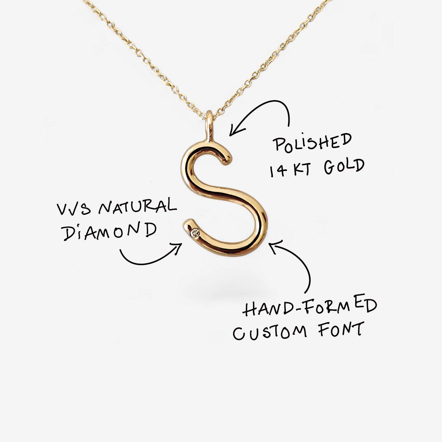Alphabet charm
