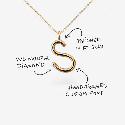 Alphabet charm